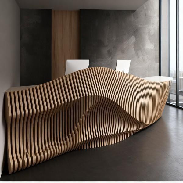 Parametric Reception Desk